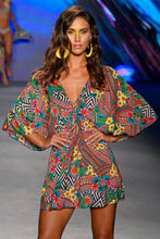 LULI TRIBE - Laced Up Short Dress • Multicolor Runway