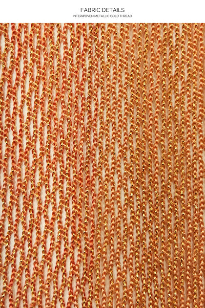 CORAL QUEEN - Short Caftan • Coral