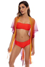 SUNSHINE ADDICT - Short Caftan • Sunset