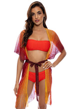 SUNSHINE ADDICT - Short Caftan • Sunset