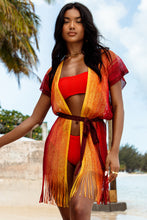 SUNSHINE ADDICT - Short Caftan • Sunset