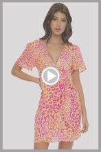 WILD SWEETHEART - Wrap Mini Dress • Multicolor