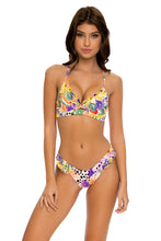 SHOCKING FLORALS - Underwire Top & High Leg  Bottom • Multicolor