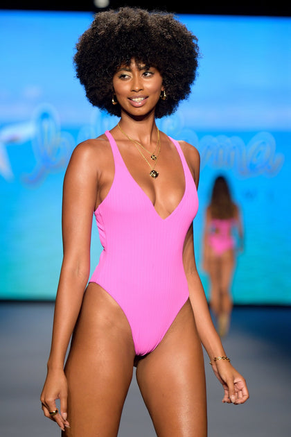 PLAYA VIBES - V Neck One Piece Bodysuit • Blushin Runway