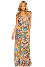 DIOSA SALVAJE - Spaghetti Strap Long Dress • Multicolor