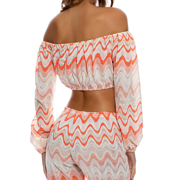 SKY WAVES - Crop Top