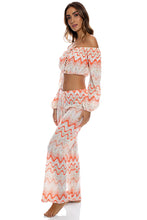 SKY WAVES - Crop Top & Beach Pant • Multicolor