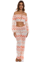 SKY WAVES - Crop Top & Beach Pant • Multicolor
