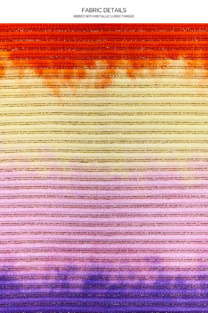 MIAMI SUNSETS - Underwire Push Up Bandeau Top & Seamless Full Tie Side Bottom • Multicolor