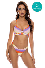 MIAMI SUNSETS - Underwire Top & High Leg Brazilian Bottom • Multicolor