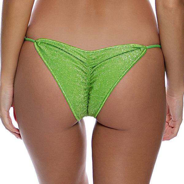 STARDUST - Wavy Ruched Back Tie Side Bottom