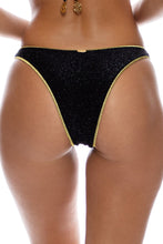 STARDUST - Free Form Bandeau & High Leg Brazilian Bottom • Black Campaign