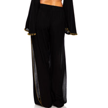 Split Side Wide Leg Pant
