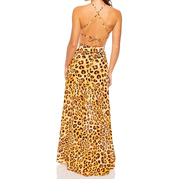 LULI WILD - Halter Cut Out Dress