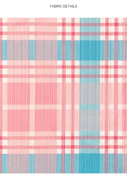 SOUTH BEACH VACAY - Wavy Triangle Halter Top & Wavy High Leg Ruched Back Brazilian Bottom • Multicolor Campaign