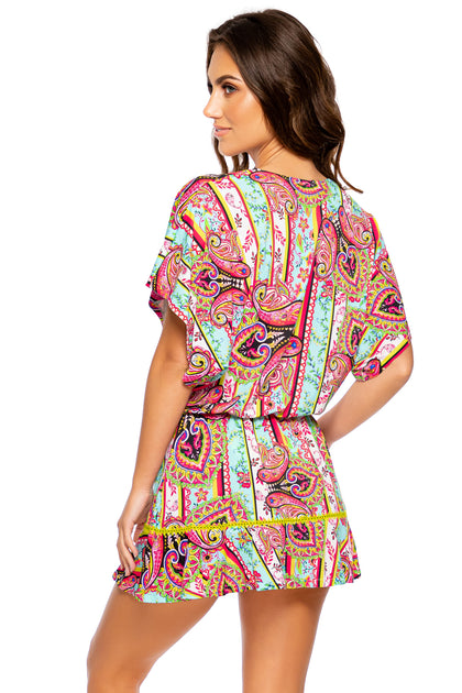 MIAMI BOUND - Playera Ruffle Dress • Multicolor
