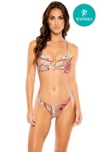 MIAMI BOUND - Underwire Top & High Leg Brazilian Bottom • Multicolor