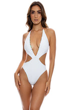 LULI DISCO - Deep V Monokini • Multicolor
