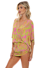 BORN TO BE WILD - Cabana V Neck Dress • Multicolor