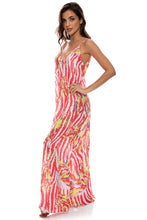 LOVE ME WILD - Spaghetti Strap Long Dress • Multicolor
