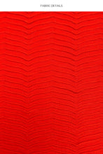 HOT TROPICS - Open Side One Piece Bodysuit • Lava Red