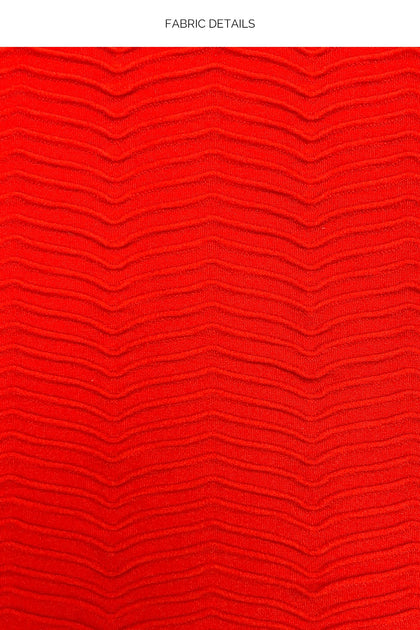 HOT TROPICS - Cross Halter Top & Seamless Full Ruched Back Bottom • Lava Red Campaign