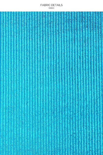 BABES JUST WANT SUN - Triangle Halter Top & Seamless Full Tie Side Bottom • Aquamarine