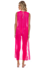 RUN THE SHOW - Open Slit Tunic • Fuchsia