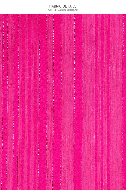 RUN THE SHOW - Open Slit Tunic • Fuchsia