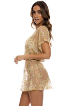 LULI LUX - Playera Ruffle Dress • Gold