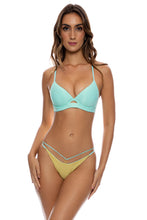 LULI ICON - Underwire Top & Strappy Ring Brazilian • Seafoam Luli