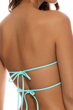 LULI ICON - Multiway Scrunched Cup Bandeau & Strappy Ring Brazilian • Seafoam Luli Campaign
