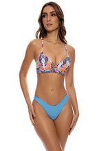 MARACUYA KISSES - Underwire Top & High Leg Brazilian Bottom • Multicolor