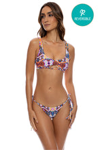 MARACUYA KISSES - Scoop Neck Cut Out Top & Seamless Full Tie Side Bottom • Multicolor