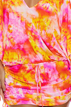 RETRO DREAM - Cabana V Neck Dress • Multi Pink