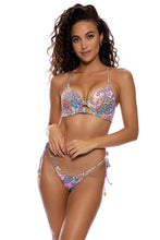 PINKIN' ABOUT YOU - Underwire Top & High Leg Tie Side Thong Bottom • Multicolor