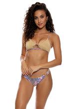 PINKIN' ABOUT YOU - Scoop Neck Cut Out Top & Wavy Ruched Back  Bottom • Multicolor