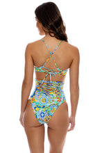 AMALFI - Sweetheart Balconette & High Waist Corset Bottom • Multicolor