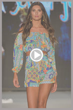 AMALFI - Crop Top & Shorts • Multicolor Runway