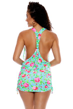 TI AMO - T Back Mini Dress • Aqua