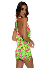 TI AMO - T Back Mini Dress • Radiant Yellow