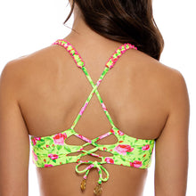 TI AMO - Ruffle Square Neck Balconette Top