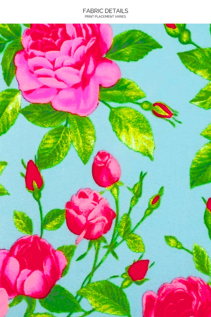 TI AMO - Ruffle Trim Bandeau Top & Ruffle Trim High Leg Brazilian Bottom • Aqua