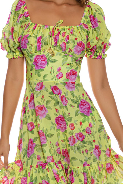 TI AMO - Ruched Square Neckline
Dress • Radiant Yellow