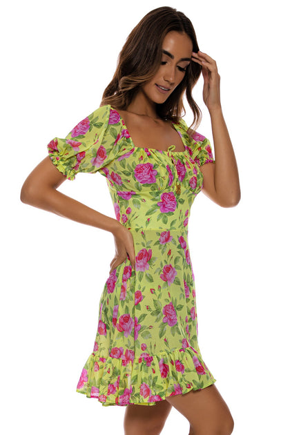 TI AMO - Ruched Square Neckline
Dress • Radiant Yellow