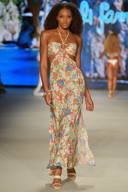 IL MARE - Bandeau Ring Cut Out Dress • White Runway