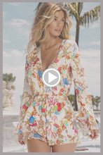 IL MARE - Bell Sleeve Romper • White