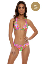 VIVI IL MOMENTO - Triangle Halter Top & Seamless Full Ruched Back Bottom • Multicolor