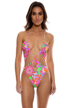 VIVI IL MOMENTO - Drawstring Monokini • Multicolor