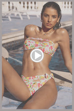 LIMONCELLO - Bow Bandeau Top & Asymetrical Side Bow Bottom • Multicolor Campaign